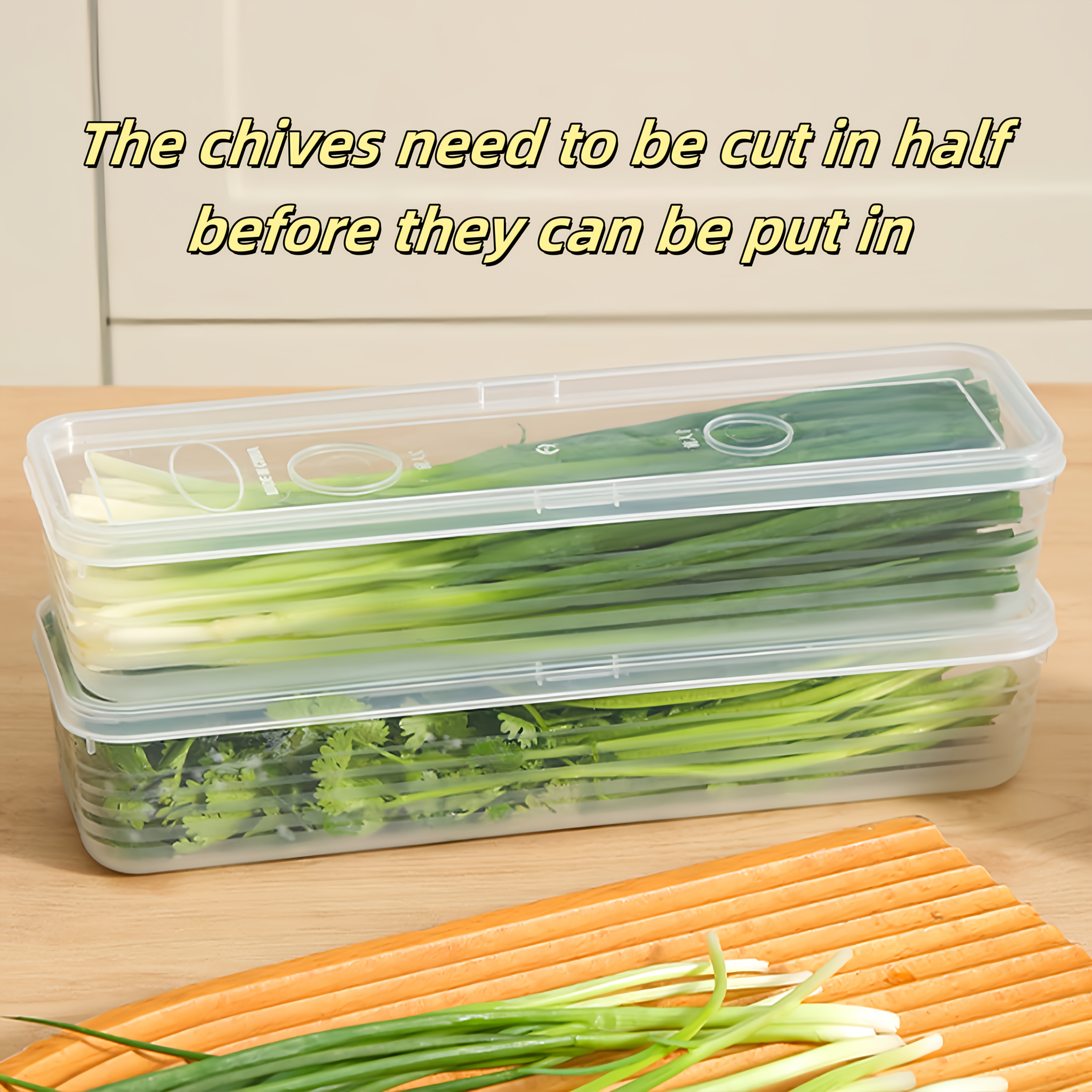 Food Storage Box Set - 2/4/6pcs Food Vegetable Storage Containers -