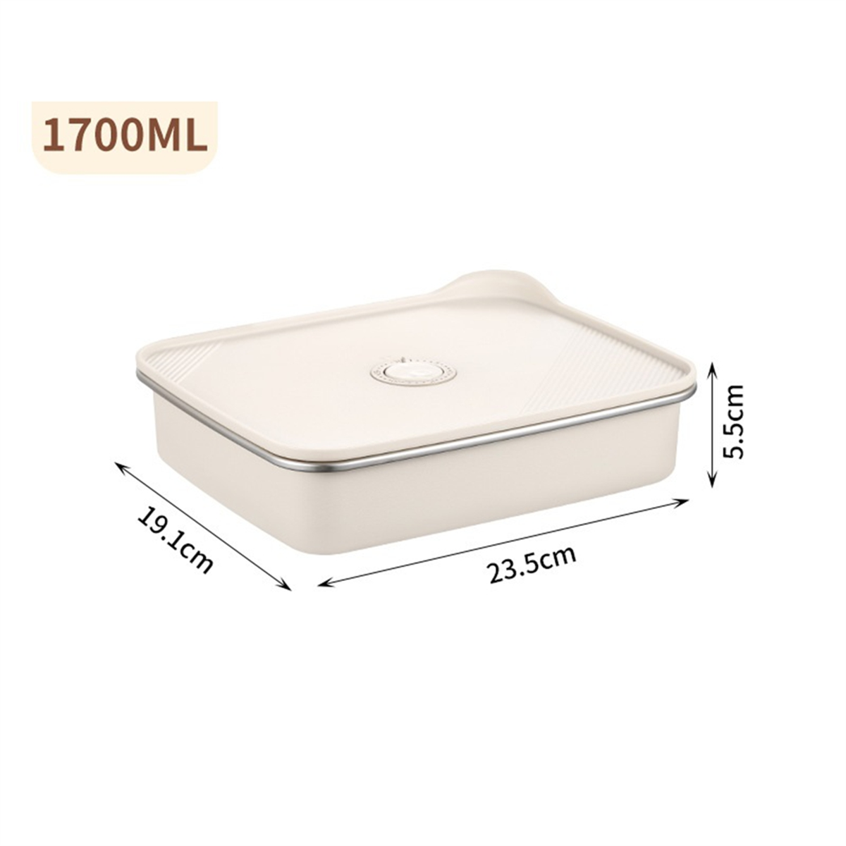 Food Storage Stackable Containers - ABJS Large Capacity Fresh-Keeping Box Sealed