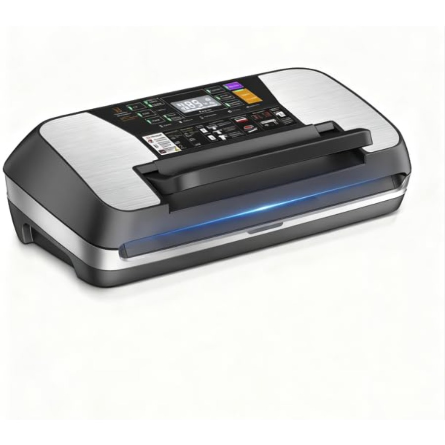 Food Storage Machine - 95kpa Vacuum Sealer Machine Black for