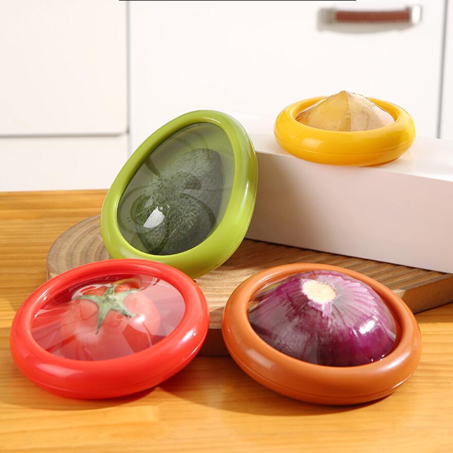 Food Storage Stackable Containers - Silicone Fruit and Vegetable Fresh-keeping Box,