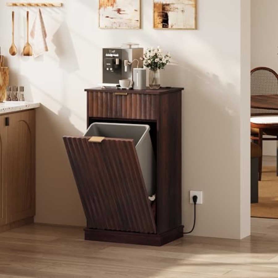 Food Storage Drawers - 10 Gallon Tilt Out Trash Can