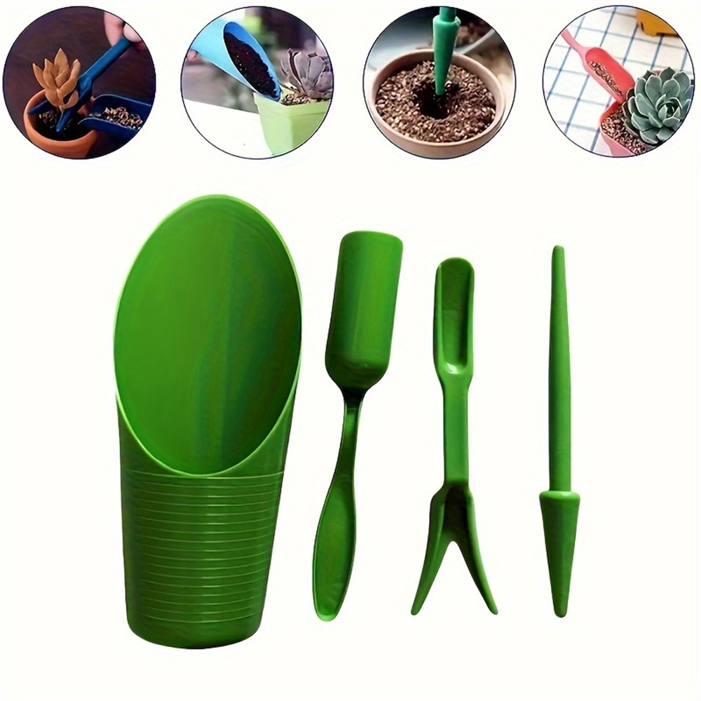Food Storage Plants - 4-Piece Set of Succulent Gardening Tools,