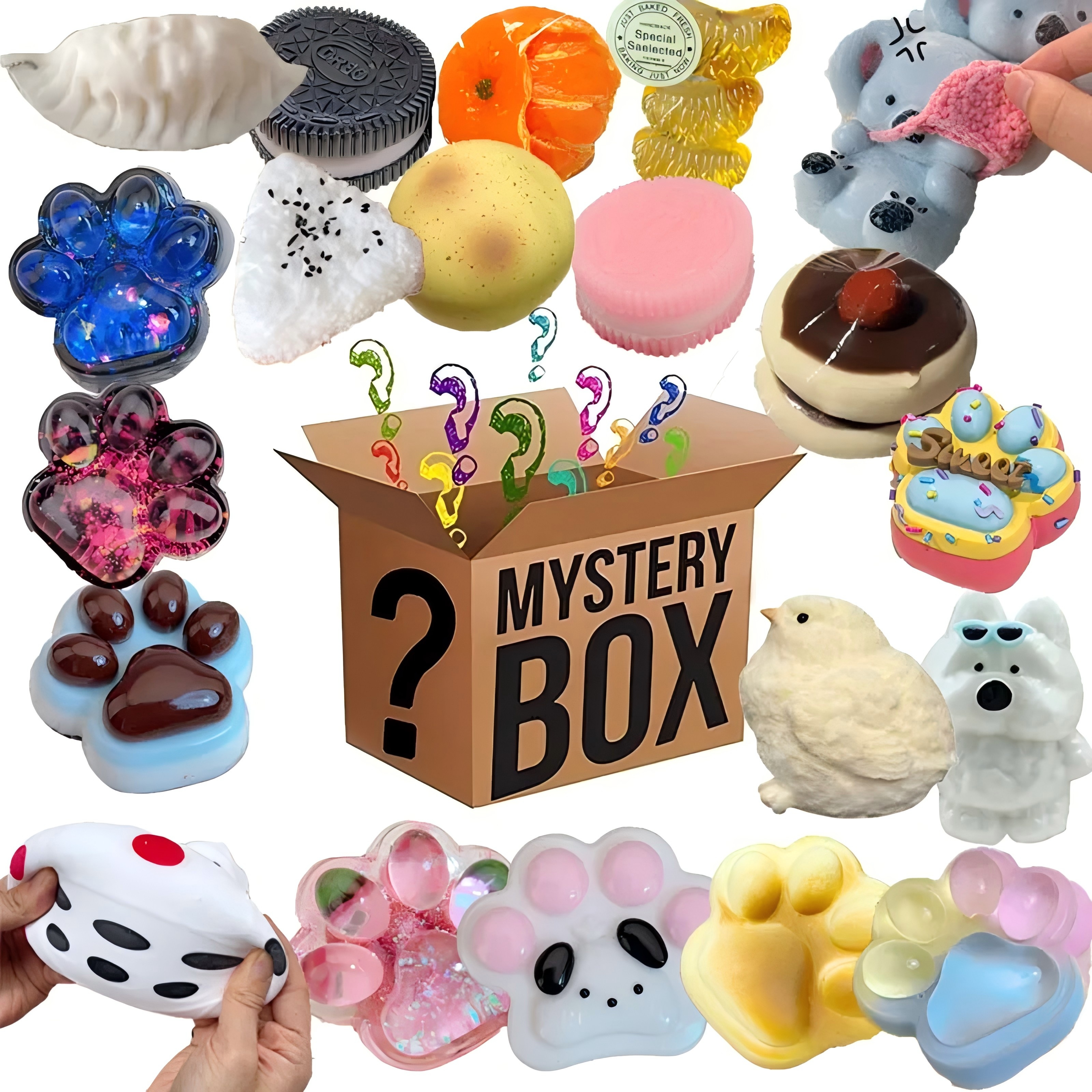 Food Storage Heat - Mystery Fidget Toy Blind Box ,Simulated