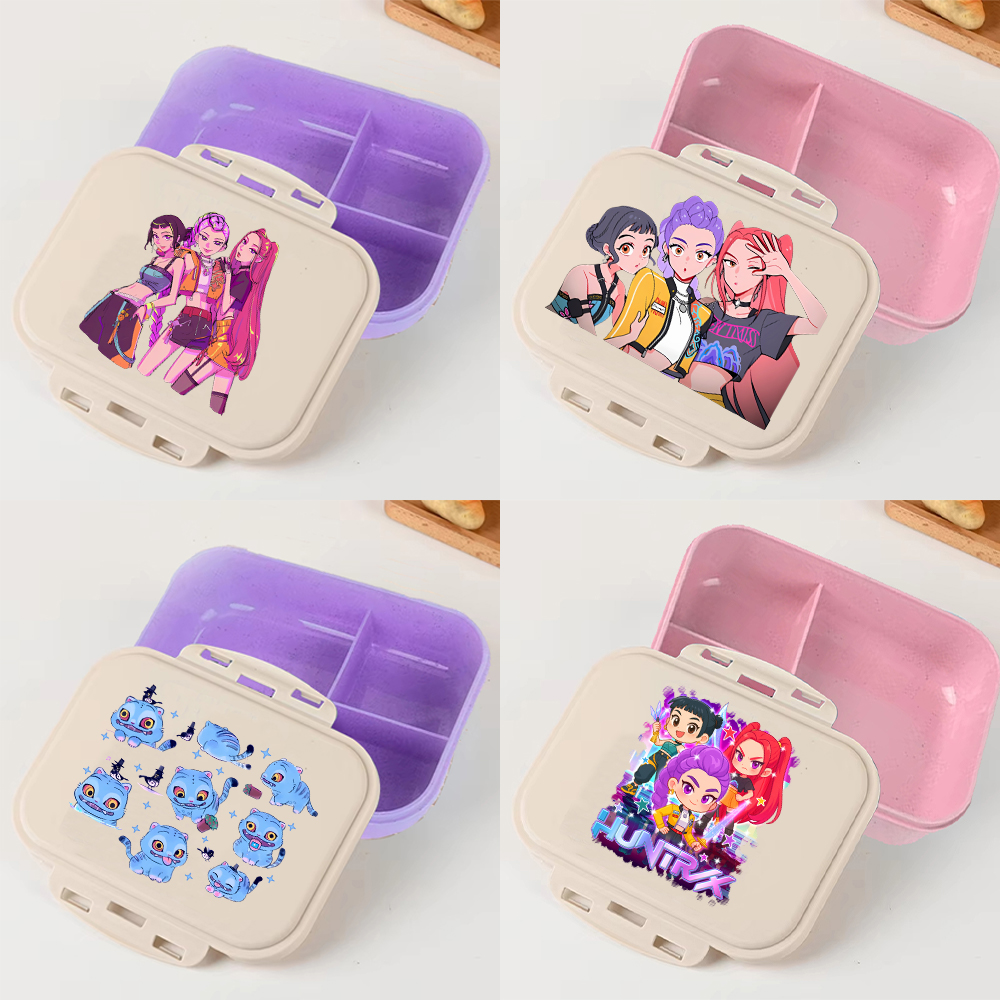 Food Storage No Plastic - KPop Demon Hunters Lunch Box Anime