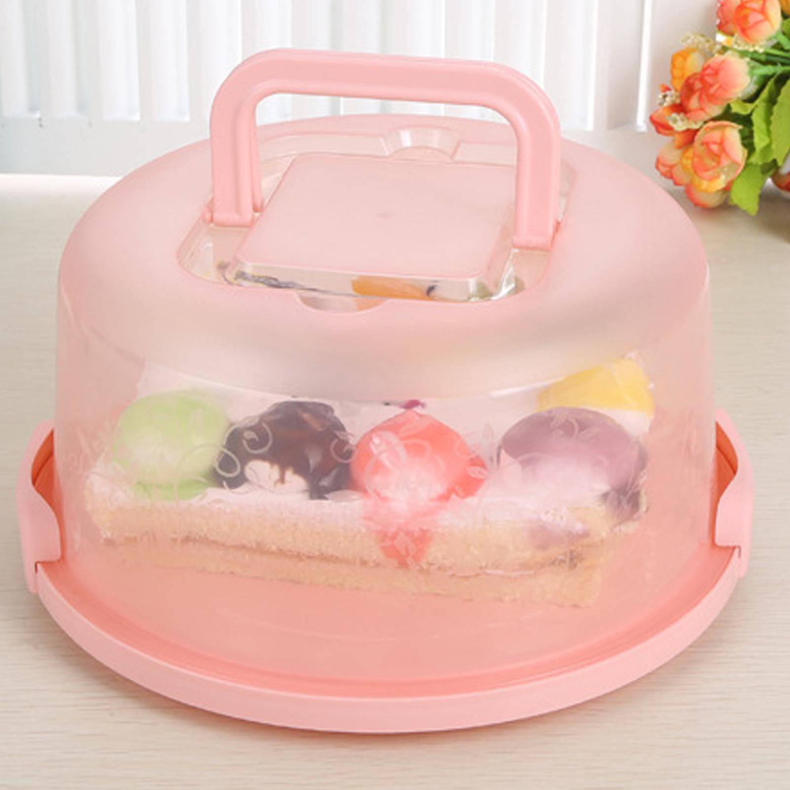 Food Storage No Plastic - Handheld Cake Carrier Reusable Airtight Box