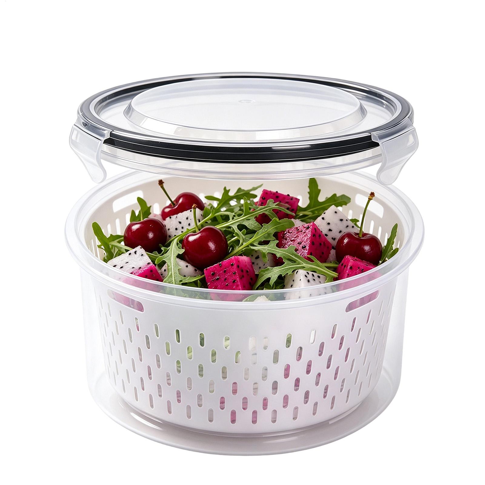 Food Storage Stackable Containers - 1PCS Leak-Proof Food Storage Containers-Airtight, Stackable