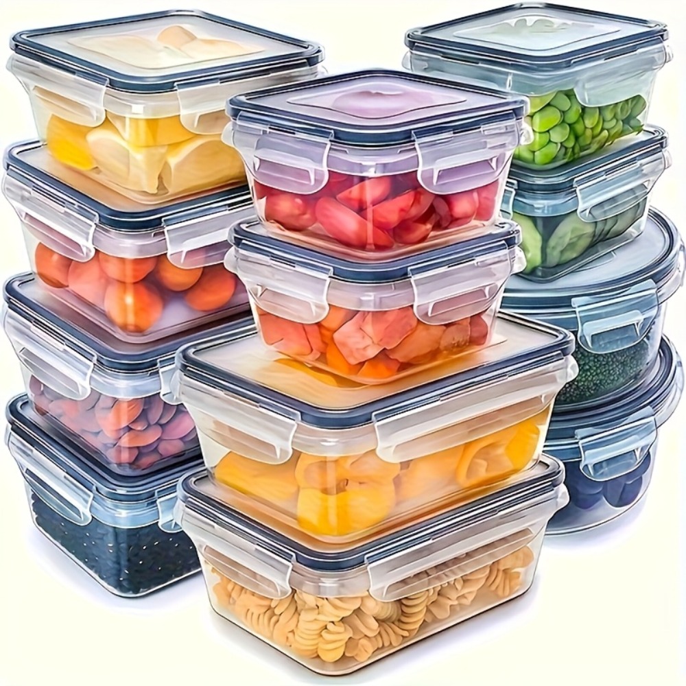 Food Storage Box Set - Set BPA-Free Airtight Food Containers with