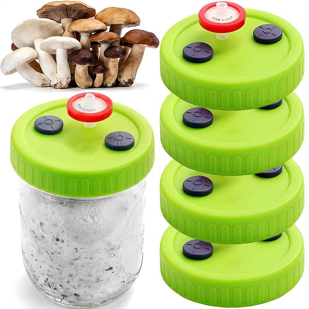 Mason Jar Wide Mouth - 1 Piece/4 Pieces of Silicone Sealing