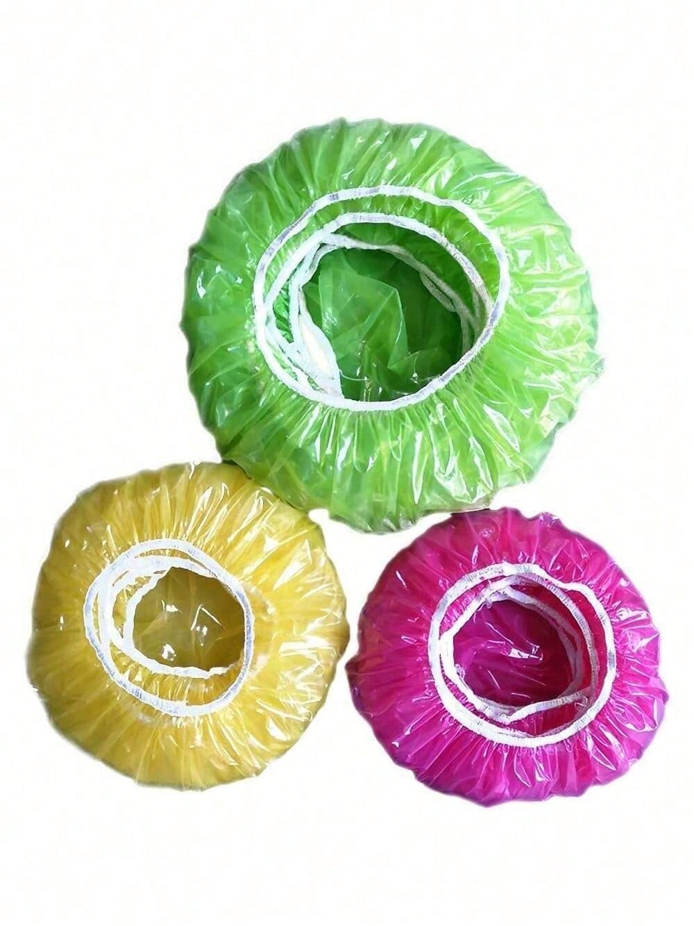 Food Storage Bowls - 60 Reusable Elastic Food Bowl Storage