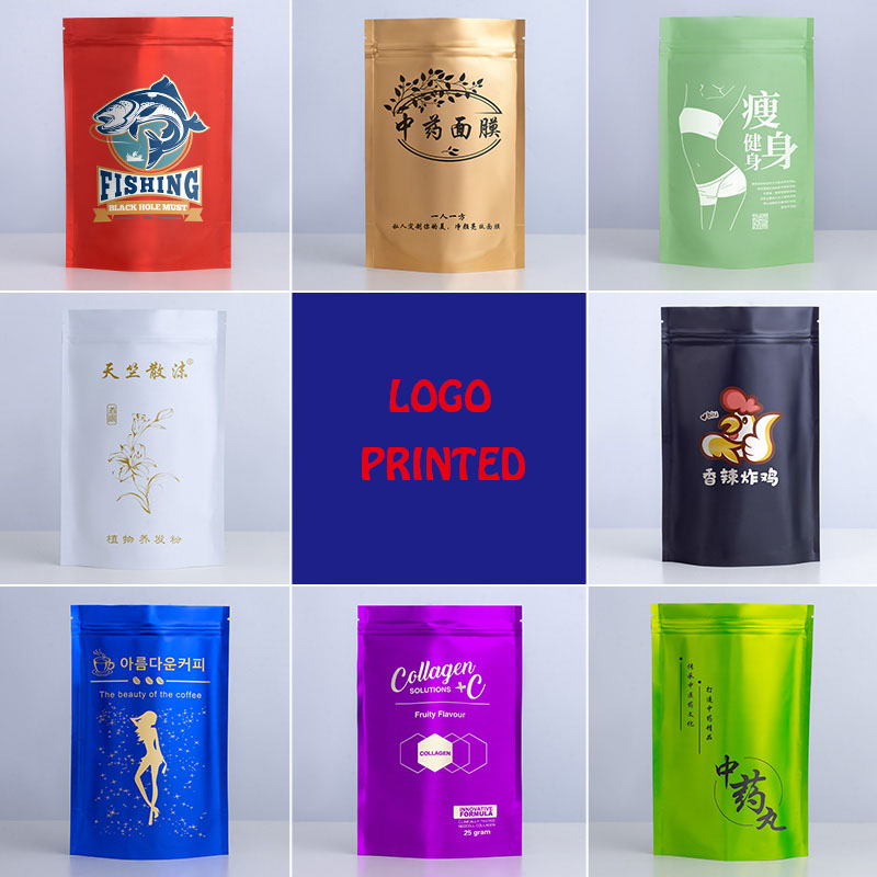 Food Storage Plants - Resealable Stand Up Aluminum Foil Zip