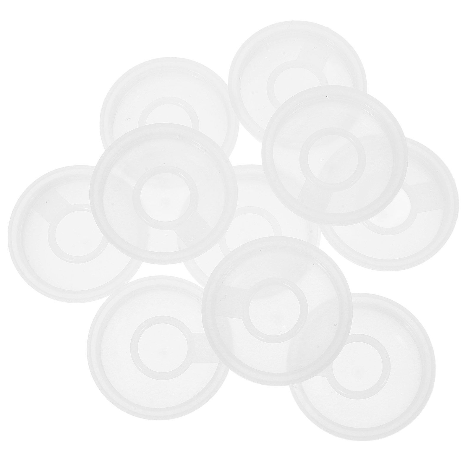 Food Storage And - 10Pcs Plastic Chemical Bucket Lids with