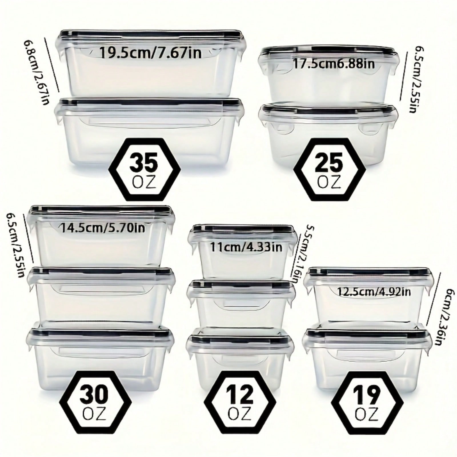 24 Pieces Food Storage Contain – Food Storage Box Set Bewertung und Preis