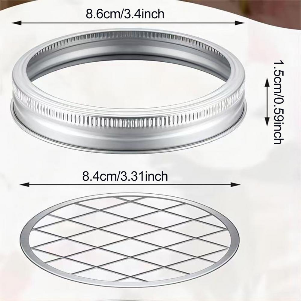 Metal Mason Flower Jar Insert  – Mason Jar Wide Mouth Bewertung und Preis