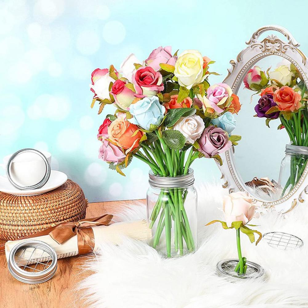 Metal Mason Flower Jar Insert  – Mason Jar Wide Mouth Bewertung und Preis