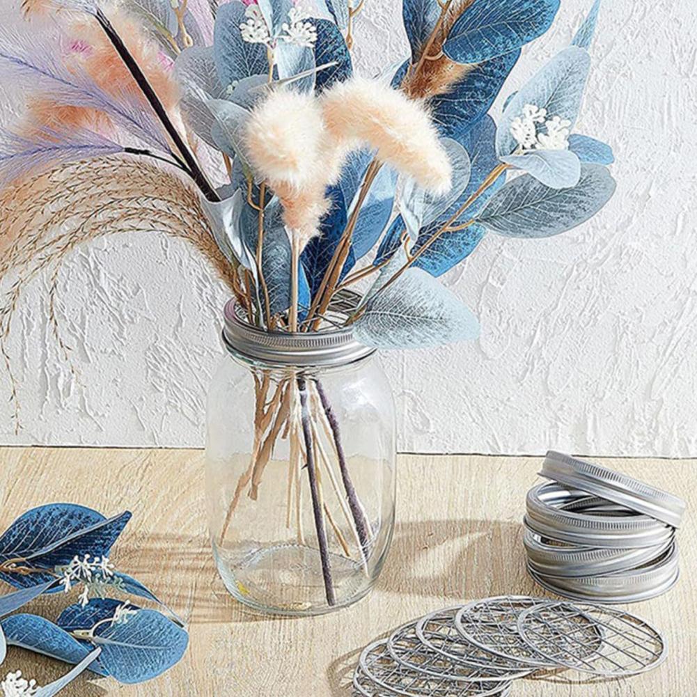 Metal Mason Flower Jar Insert  – Mason Jar Wide Mouth Bewertung und Preis