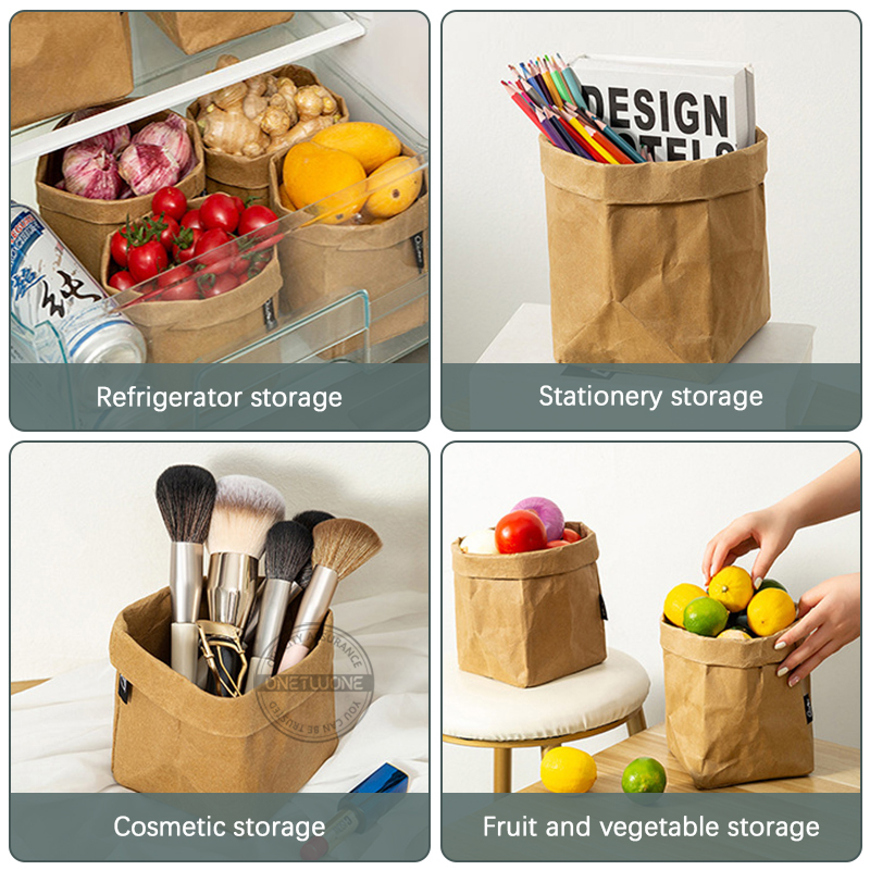 Kraft Paper Bag Washable Paper – Food Storage Plants Bewertung und Preis