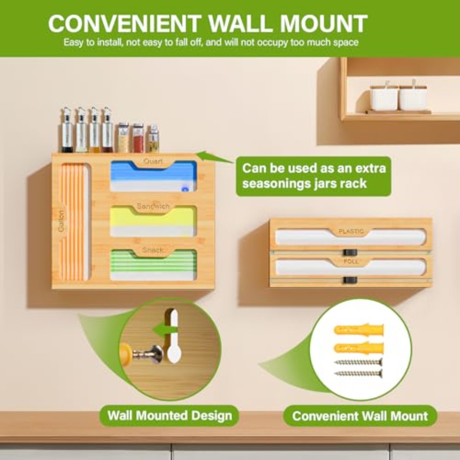 Bamboo Bag Storage Organizer - – Food Storage Drawers Bewertung und Preis