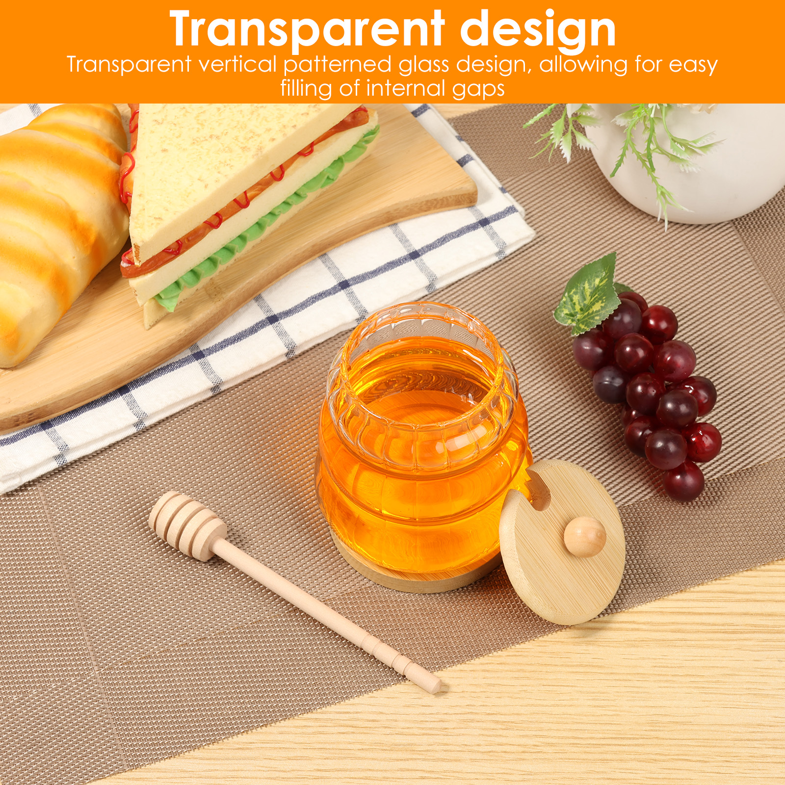 2Pcs Glass Honey Jar with Dipp – Food Storage Lidl Bewertung und Preis