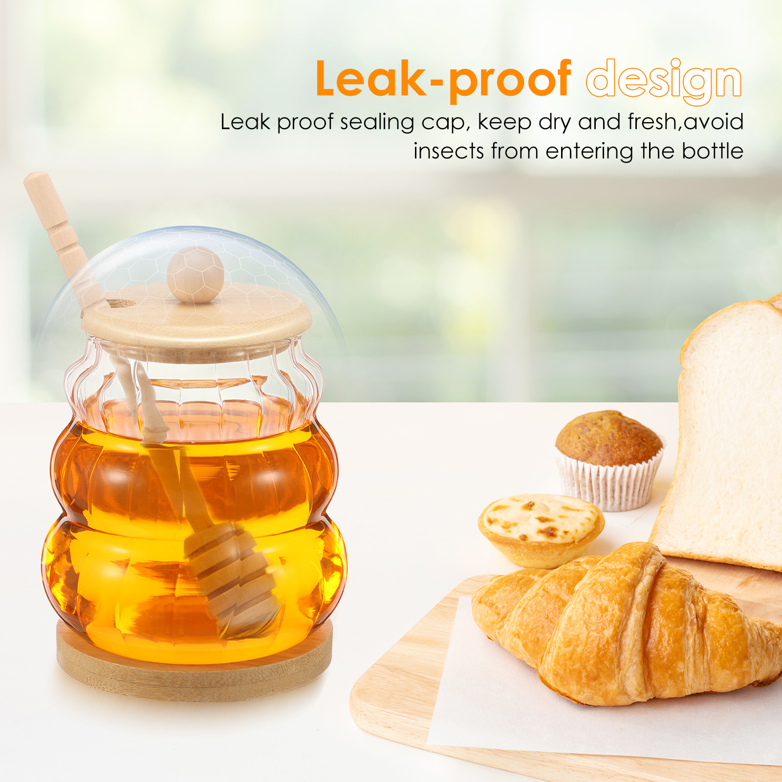2Pcs Glass Honey Jar with Dipp – Food Storage Lidl Bewertung und Preis