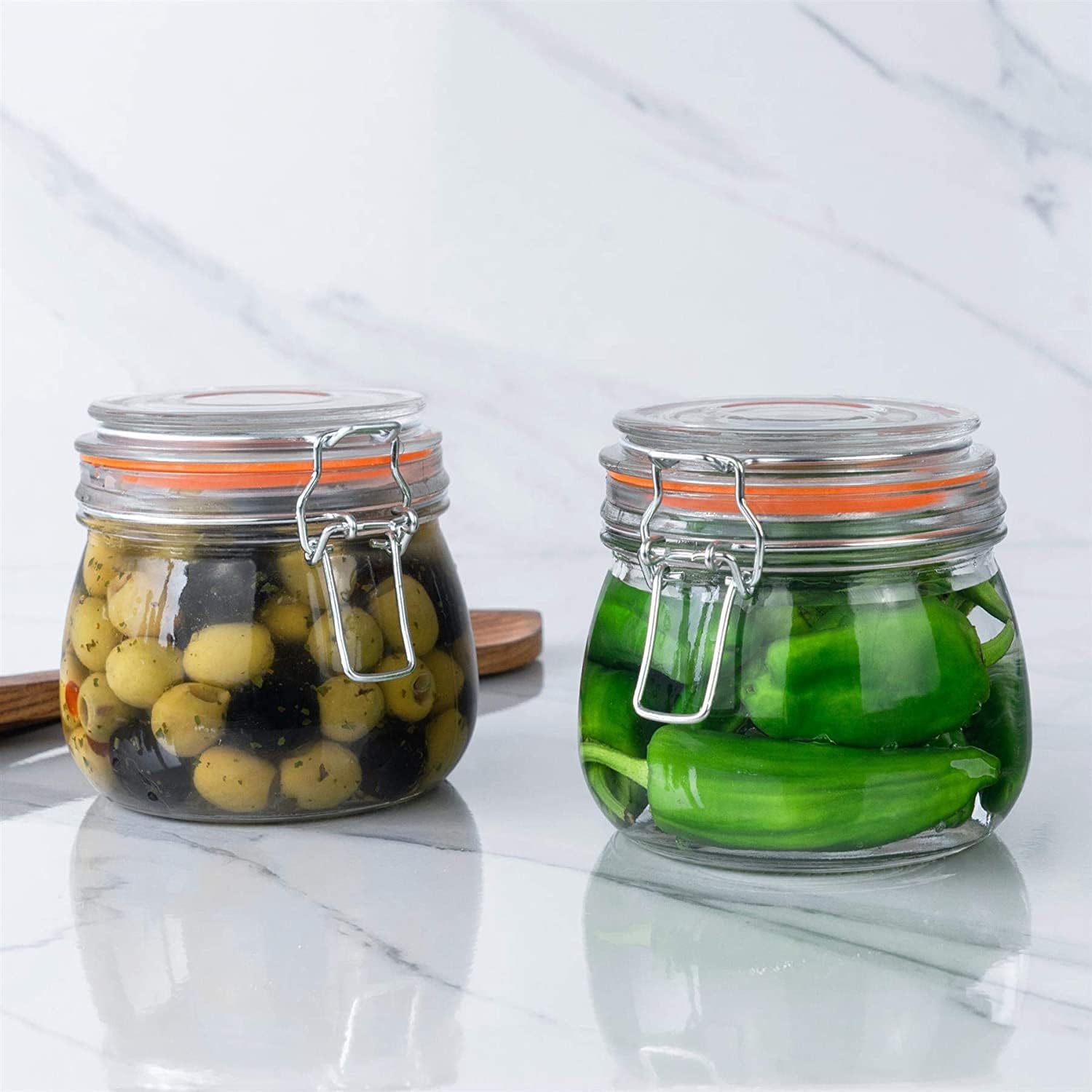 Hovico 25 oz Glass Jars With A – Mason Jar Wide Mouth Bewertung und Preis