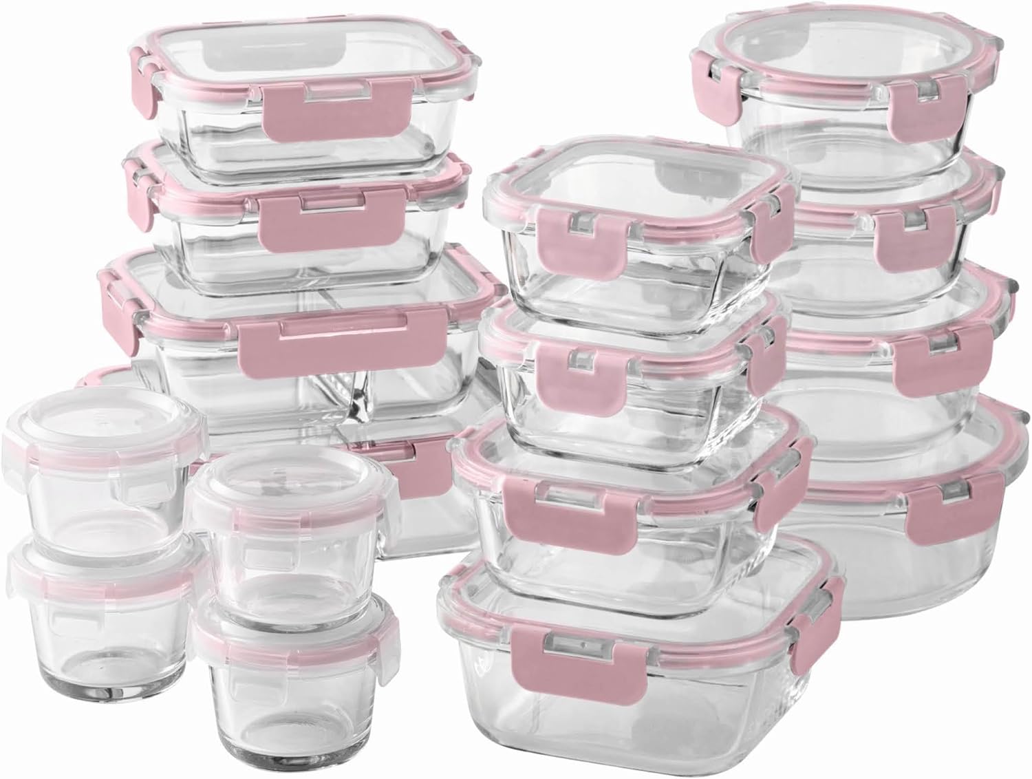 32-Pc Borosilicate Glass Food  – Glass Meal Prep Container Bewertung und Preis