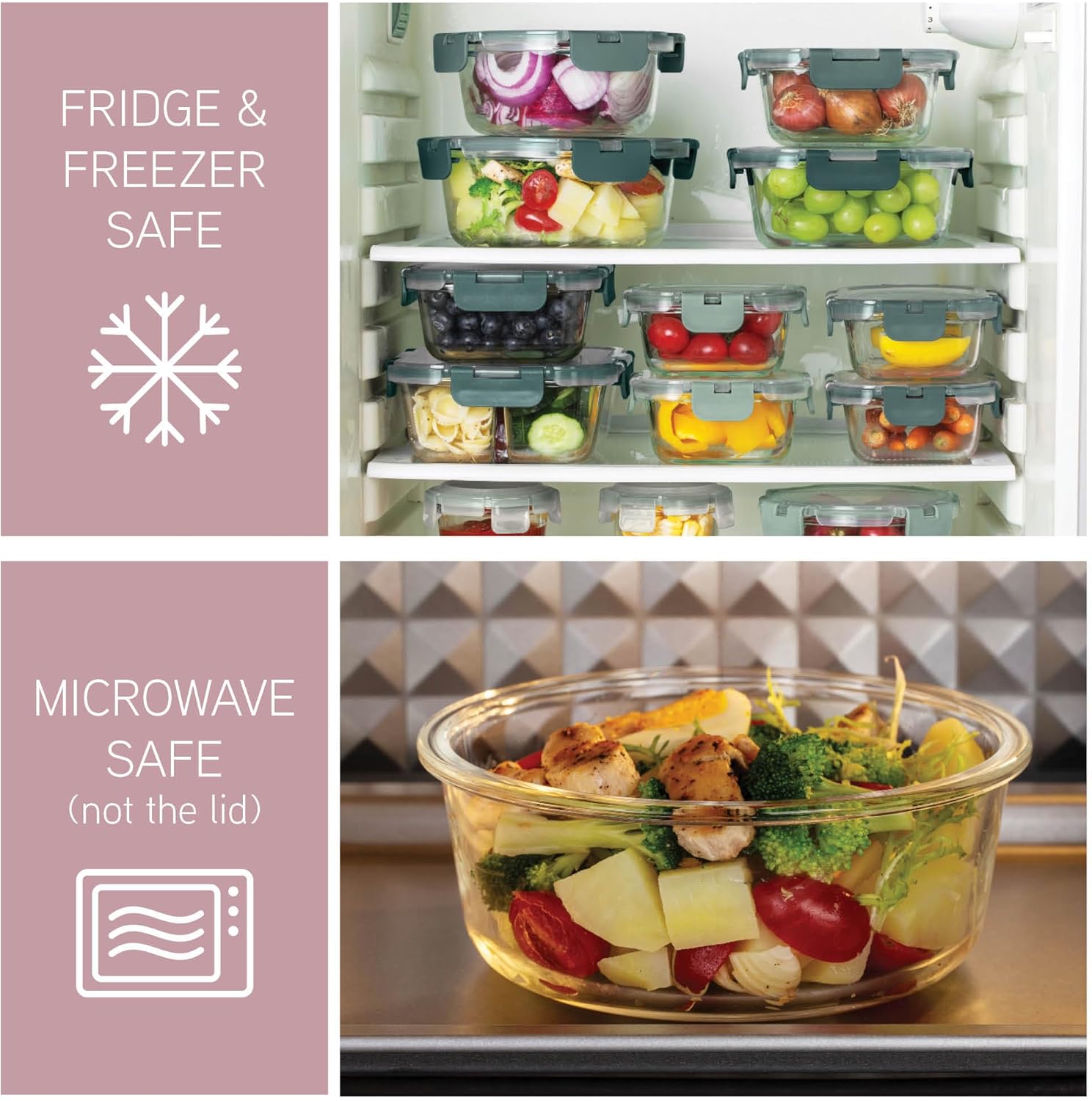 32-Pc Borosilicate Glass Food  – Glass Meal Prep Container Bewertung und Preis