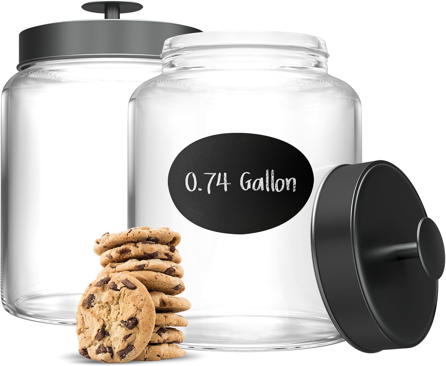 Glass Kitchen Canister Set, Fo – Food Storage Glass Jar Bewertung und Preis