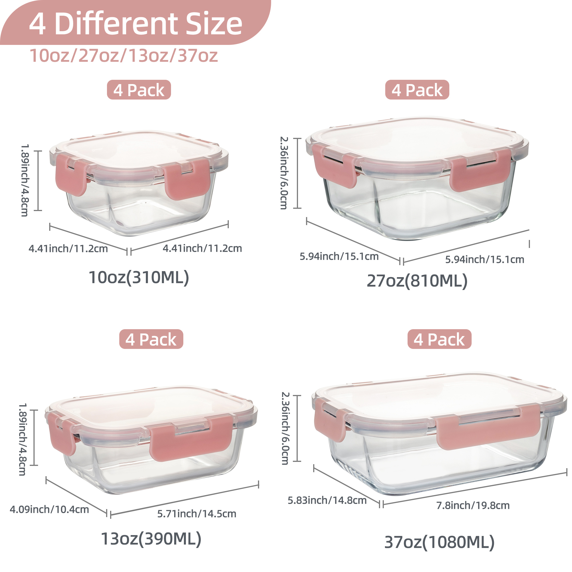 16-Piece Glass Food Storage Co – Food Storage Drawers Bewertung und Preis