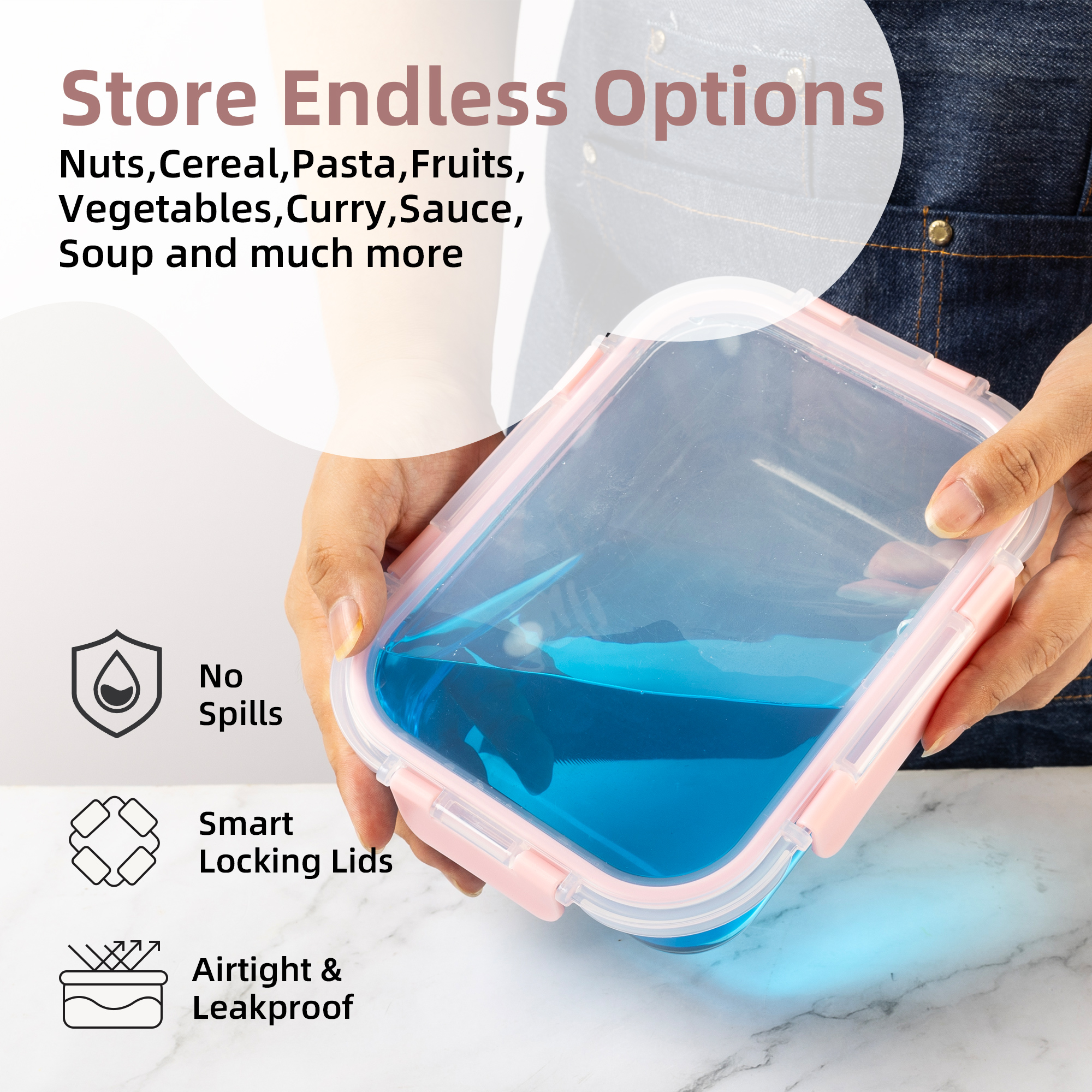 16-Piece Glass Food Storage Co – Food Storage Drawers Bewertung und Preis
