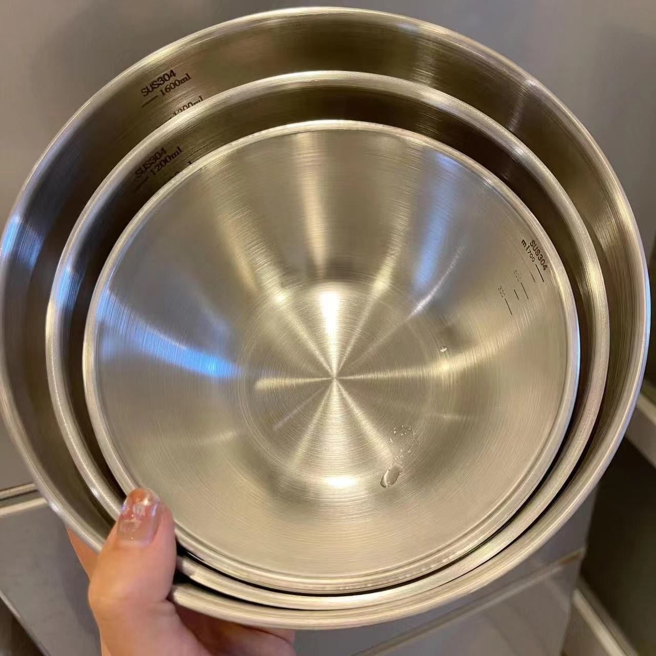 1-3 Stainless Steel Bowl Set w – Food Storage Bowls Bewertung und Preis