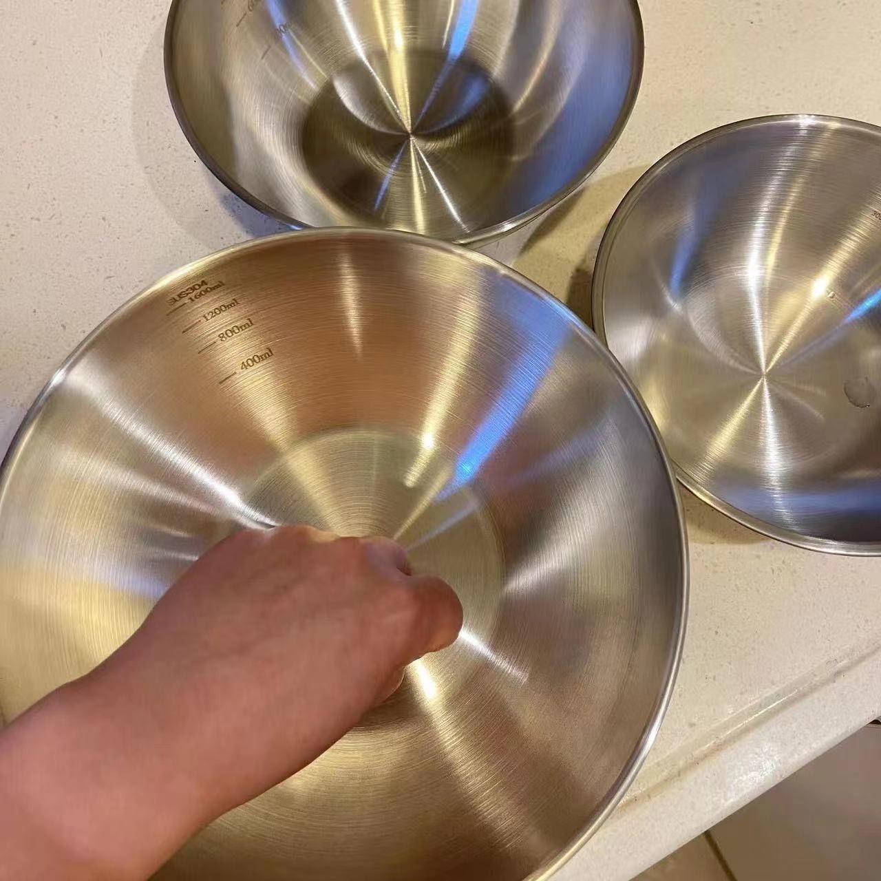 1-3 Stainless Steel Bowl Set w – Food Storage Bowls Bewertung und Preis