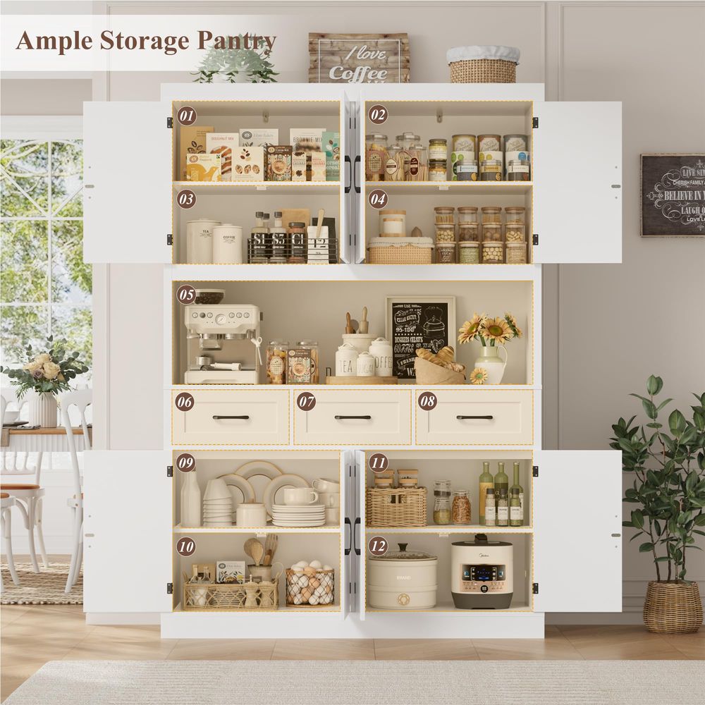 76 Tall Kitchen Pantry Storage – Food Storage Drawers Bewertung und Preis
