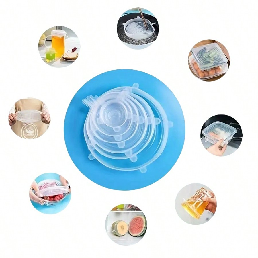 6pcs/Set Silicone Elastic Lids – Food Storage Bowls Bewertung und Preis