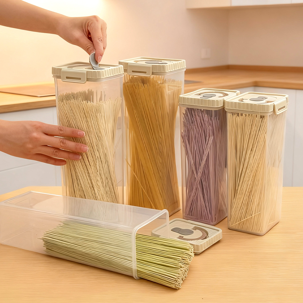 Noodles Sealed Storage Box Wit – Food Storage Box Set Bewertung und Preis