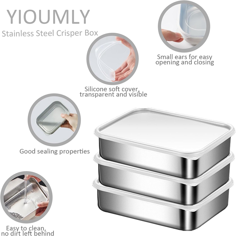 Stainless Steel Containers for – Food Storage And Bewertung und Preis