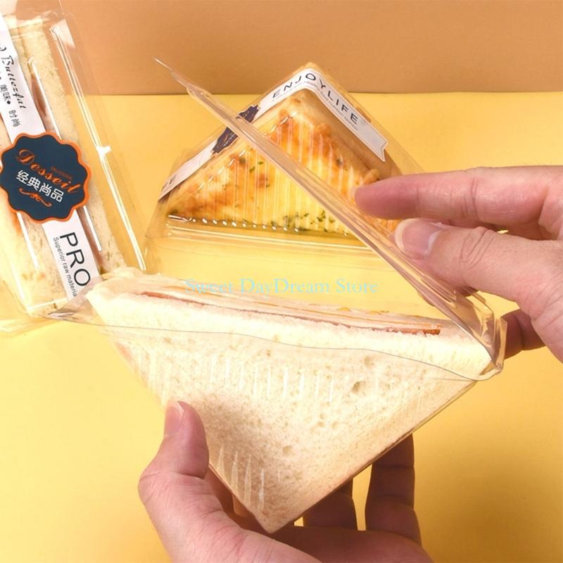 Y88C Pack of 100 PET Sandwich  – Food Storage Stackable Containers Bewertung und Preis