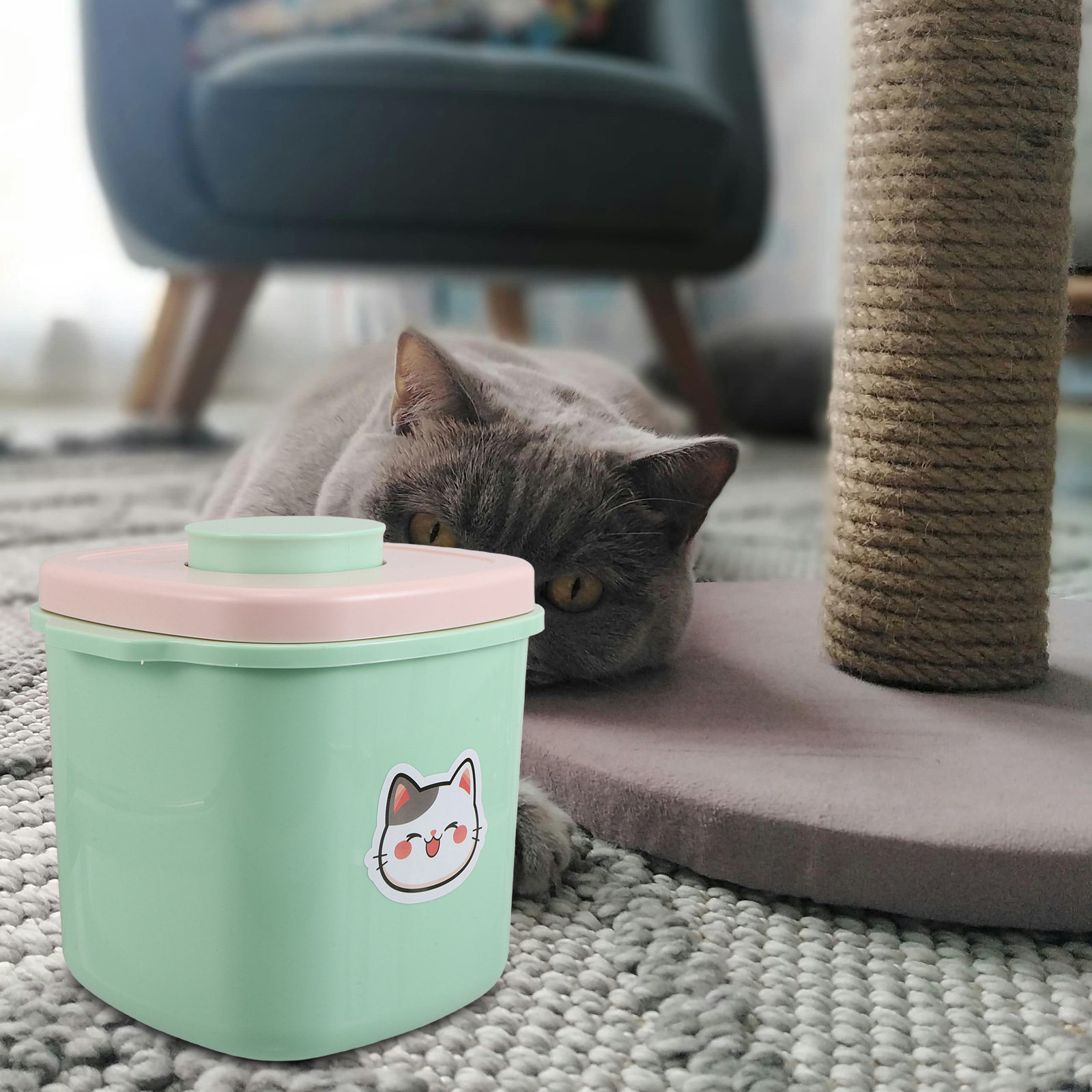 Dog Cat Food Storage Bin Airti – Food Storage No Plastic Bewertung und Preis