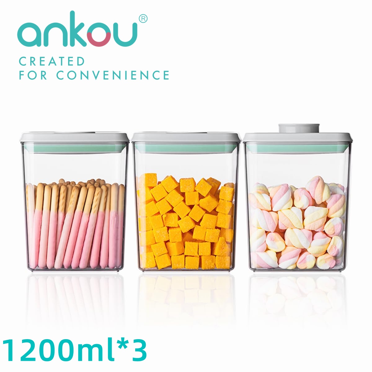 Ankou 3Pcs 1.2L Pop Airtight F – Food Storage Tank Bewertung und Preis