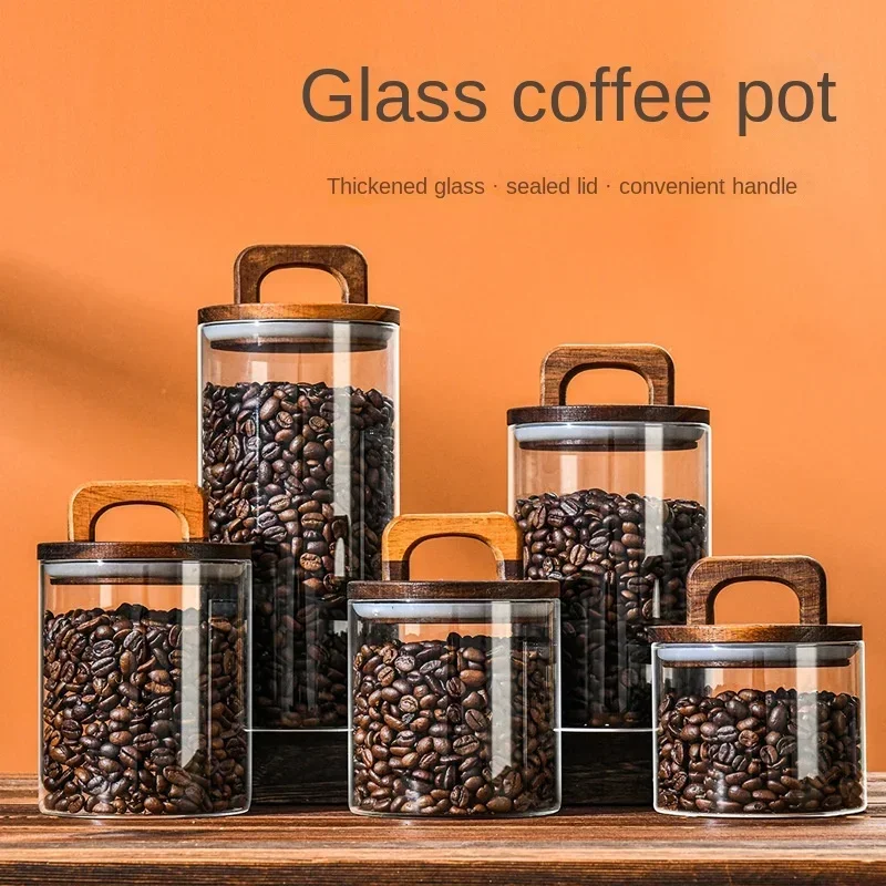 800-2100ml Wood Lid Glass Jar  – Food Storage Lidl Bewertung und Preis