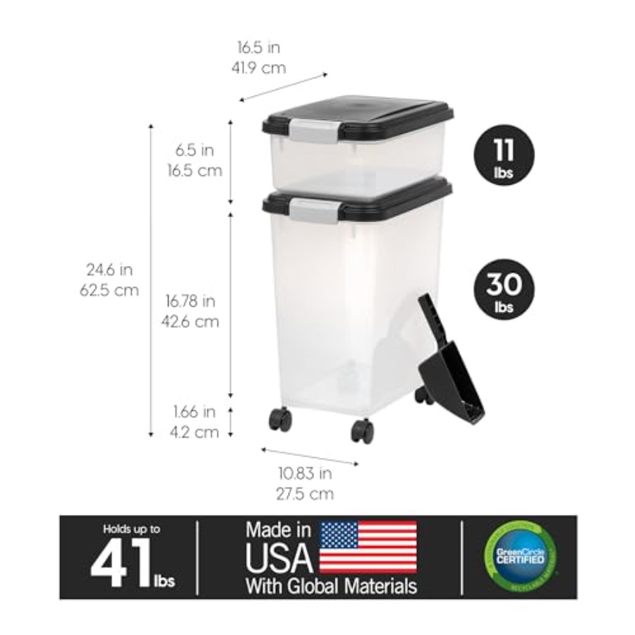 2026Dog Food Storage Container – Food Storage Stackable Containers Bewertung und Preis