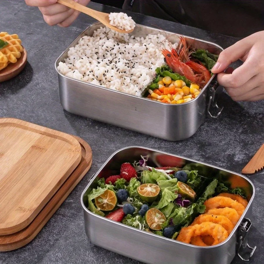 New 304 stainless steel bamboo – Food Storage Box Set Bewertung und Preis