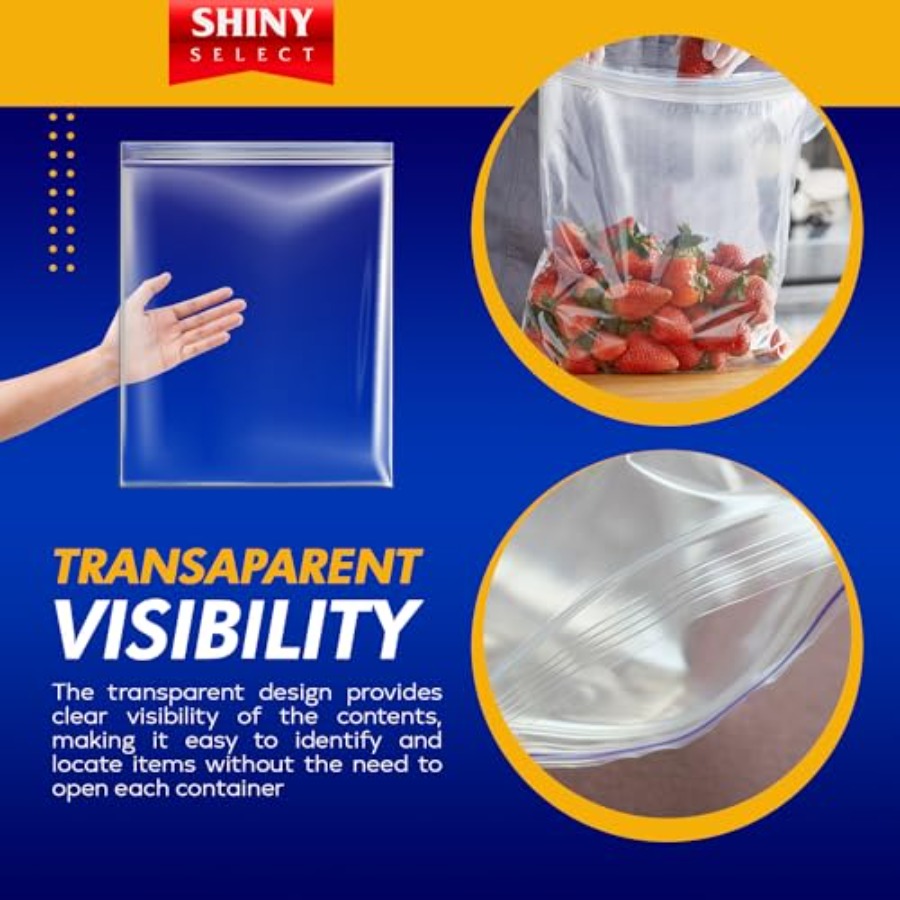 5 Gallon X-Large Storage Bags  – Food Storage Zip Bags Bewertung und Preis