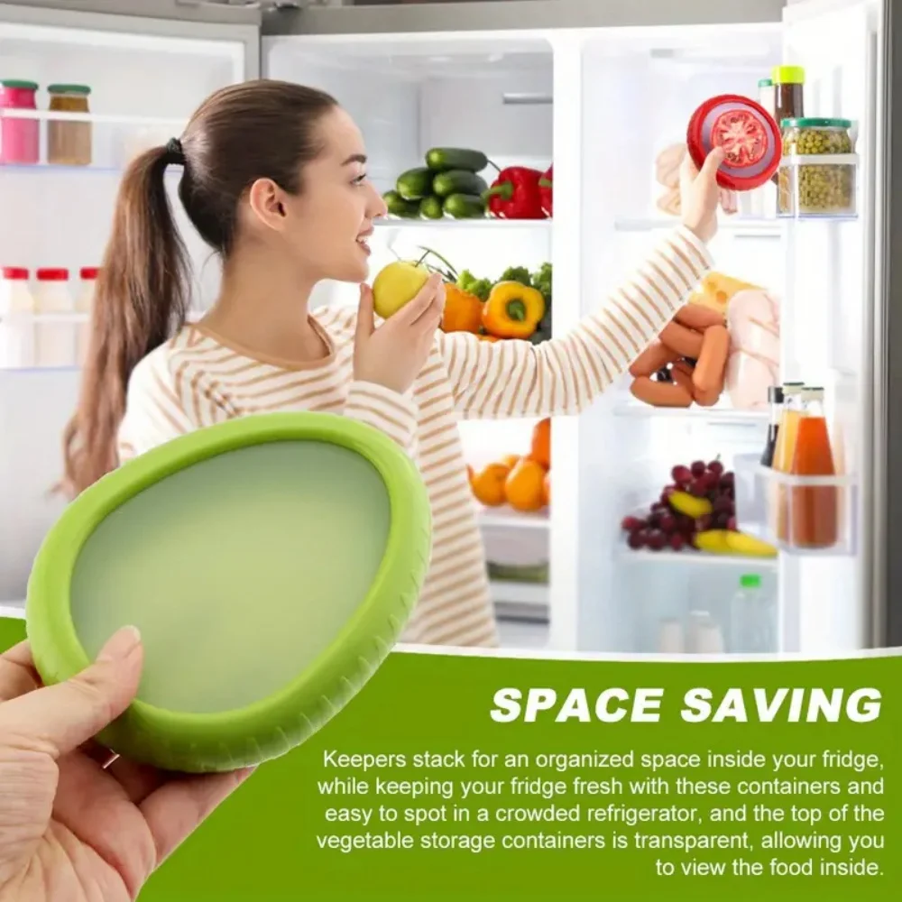 Silicone Fruit and Vegetable F – Food Storage Stackable Containers Bewertung und Preis