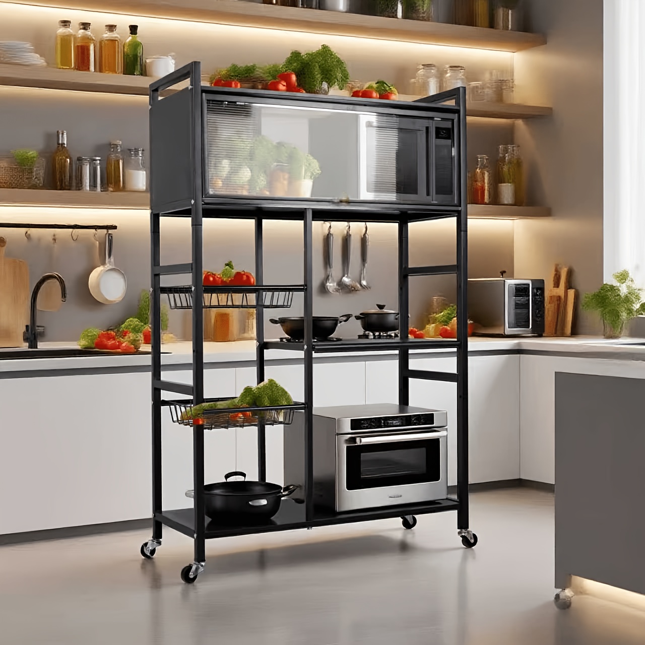 us1pc Movable Storage Rack, Ad – Food Storage Tank Bewertung und Preis