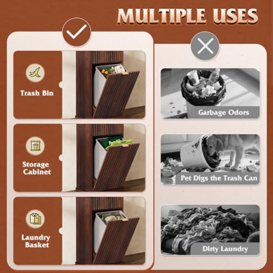 10 Gallon Tilt Out Trash Can C – Food Storage Drawers Bewertung und Preis