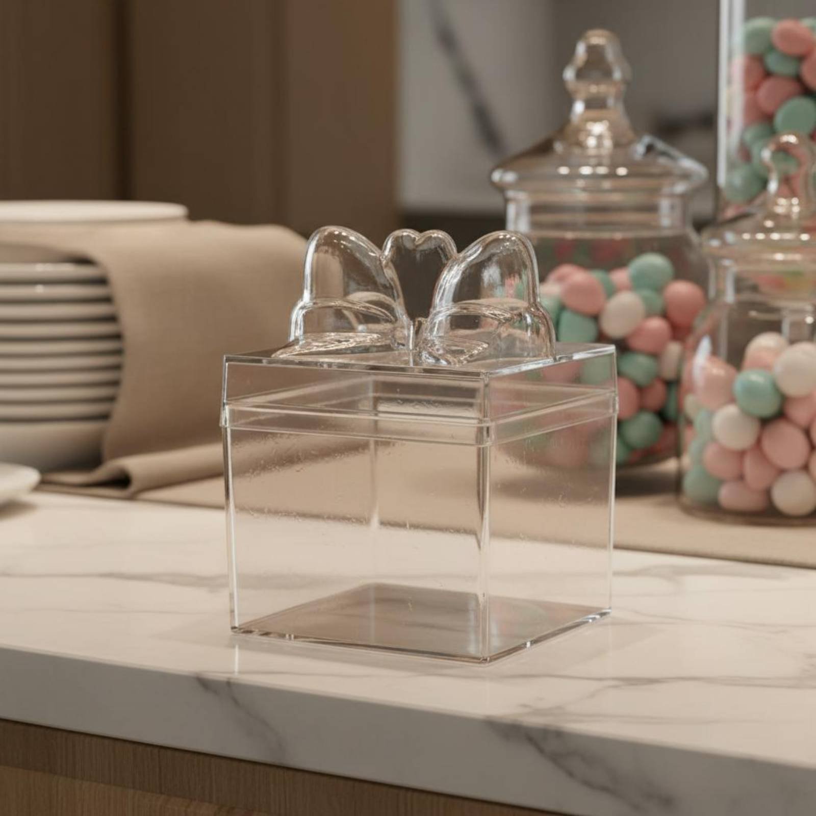 Clear Plastic Candy Box with R – Food Storage And Bewertung und Preis
