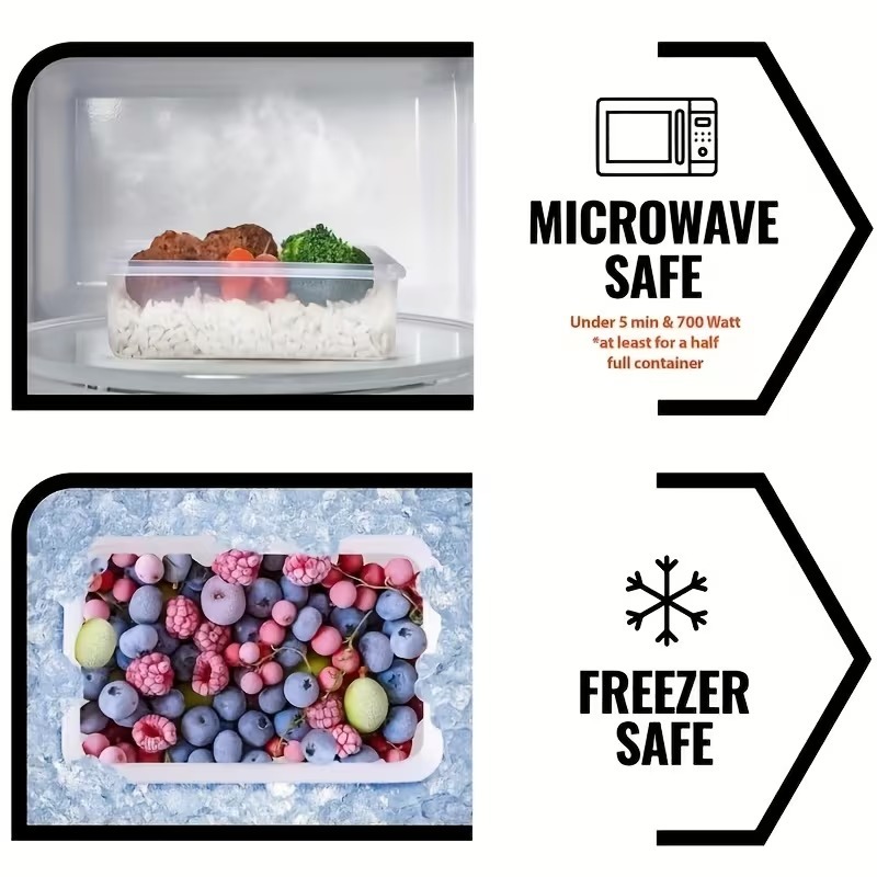 4-Piece Clear Food Storage Con – Glass Meal Prep Container Bewertung und Preis
