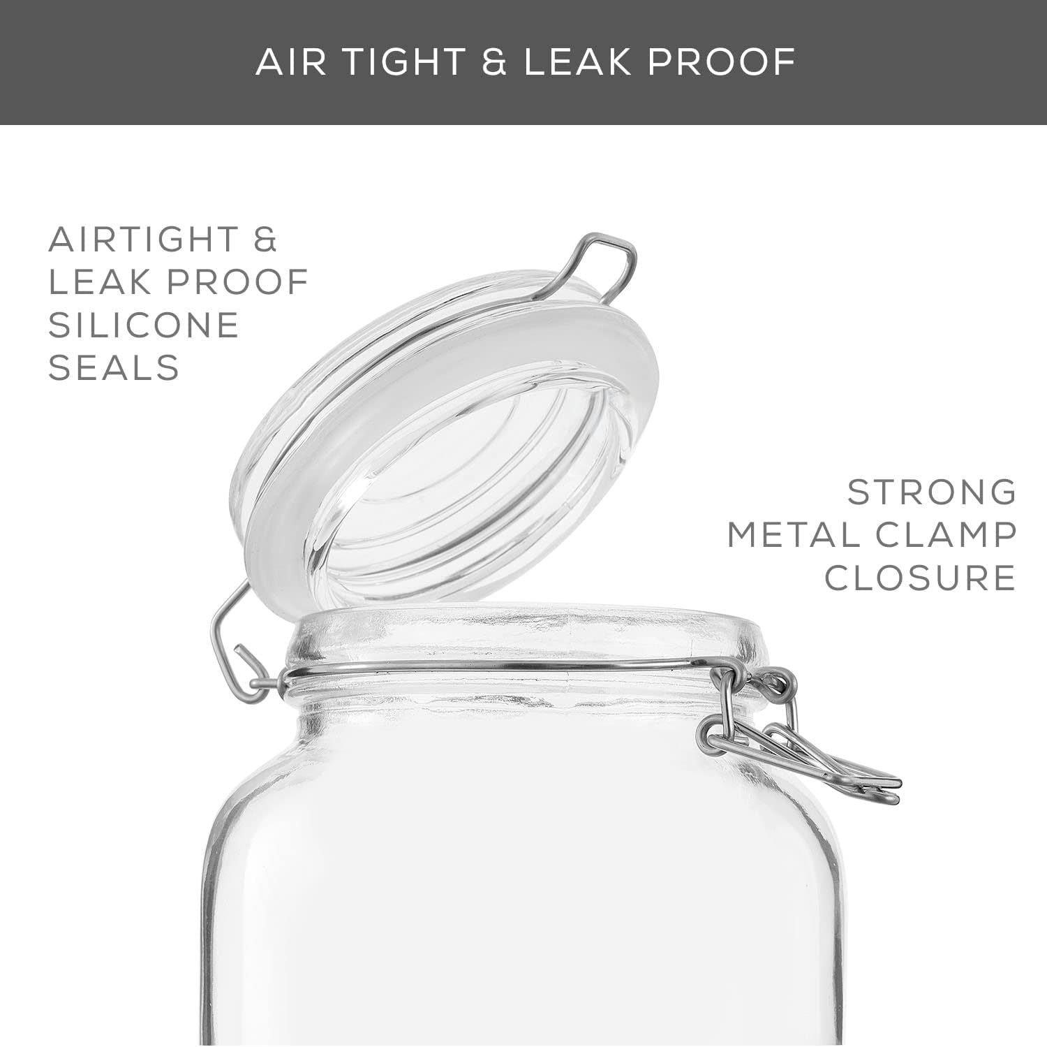 Airtight Glass Jars with Lids  – Food Storage Glass Jar Bewertung und Preis