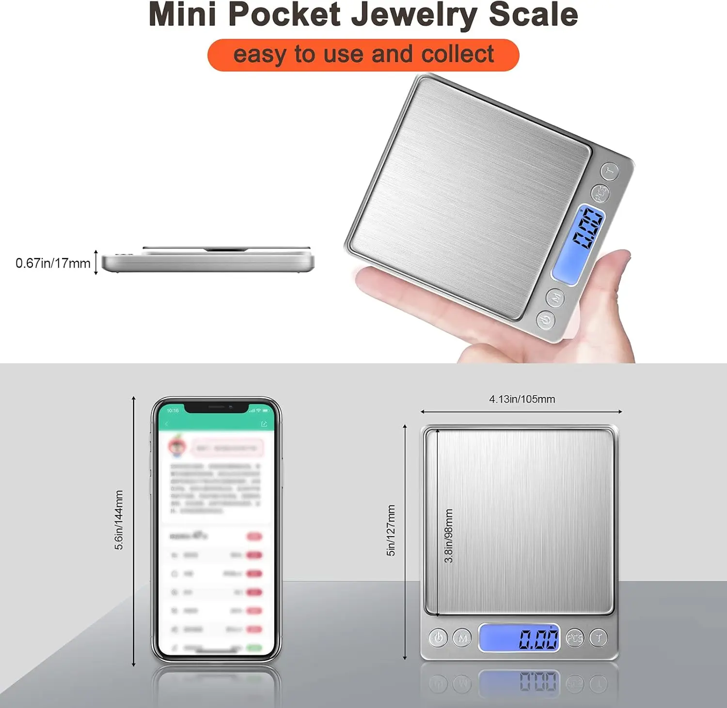 LCD Digital Jewelry Scale 3kg  – Food Storage Table Bewertung und Preis