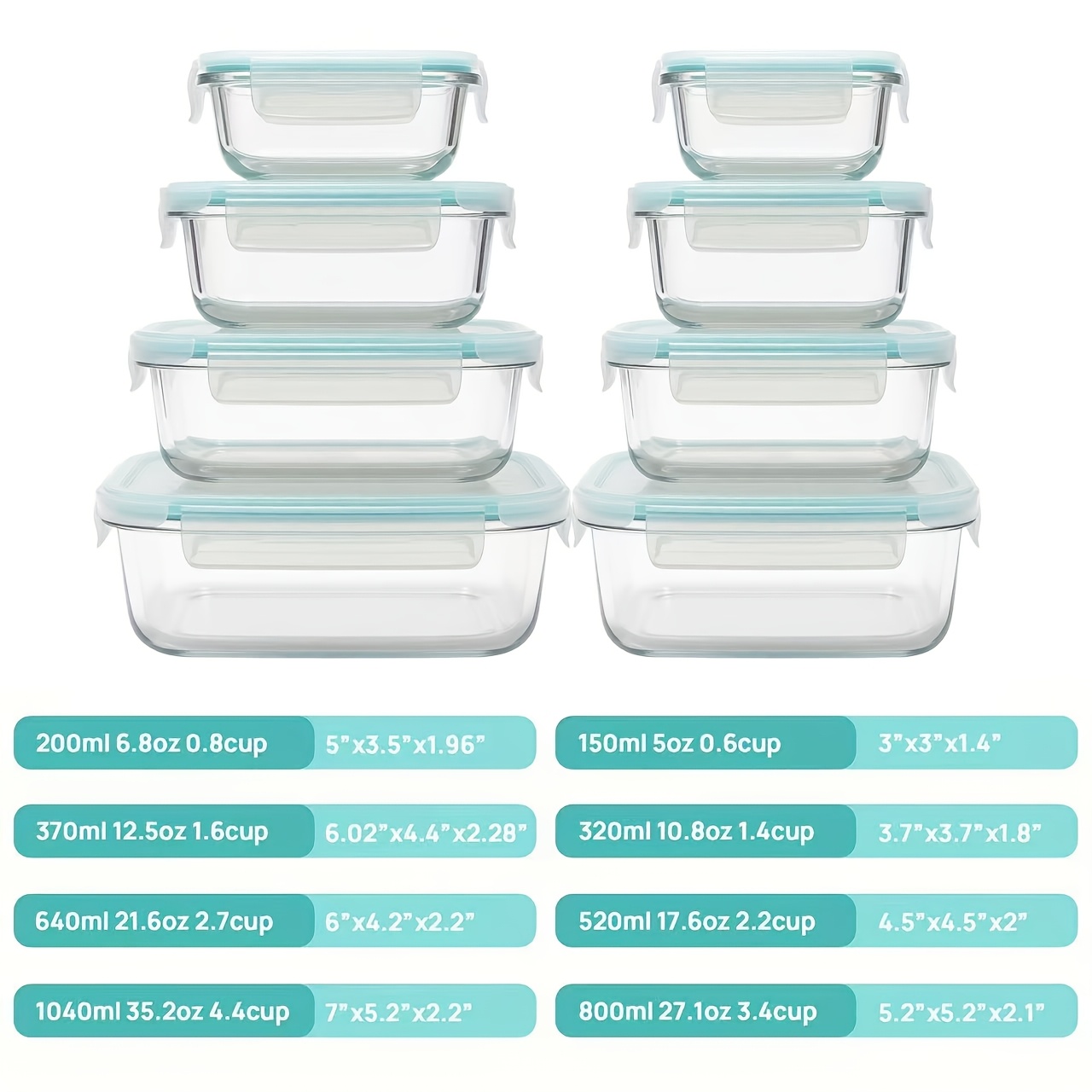 Premium Glass Food Storage Con – Glass Meal Prep Container Bewertung und Preis